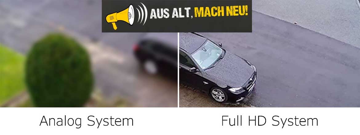 Aufrüsten lohnt – Full HD-Kameras sind analogen Geräten weit überlegen.